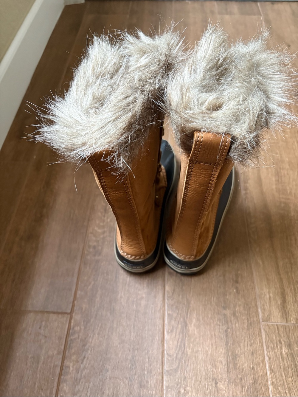 Sorel Boots Joan of Artic‎ Women’s Waterproof Faux Fur Black Brown, Size 9.5 NWT - Picture 2 of 12